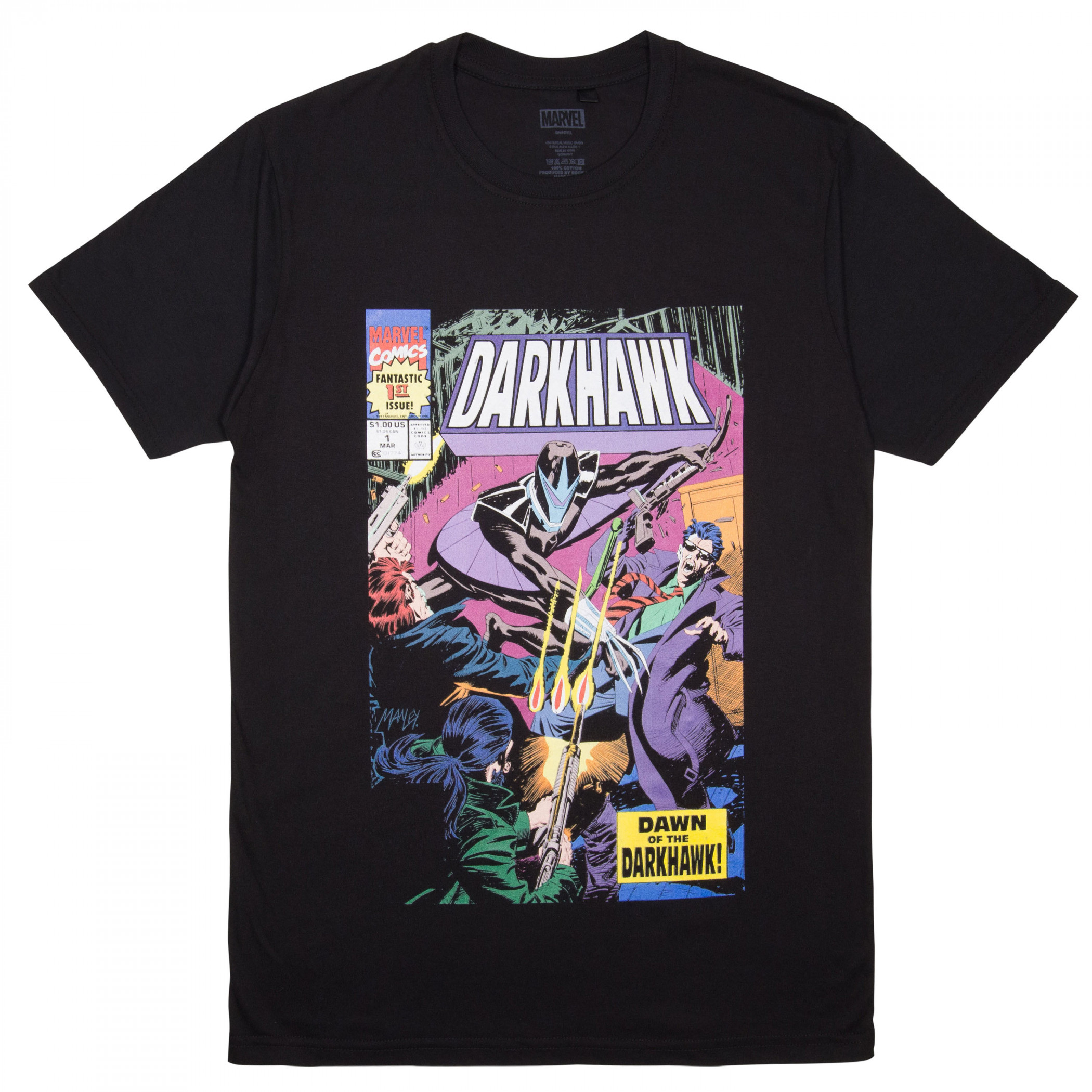 Darkhawk #1 Issue Marvel Comic Cover T-Shirt